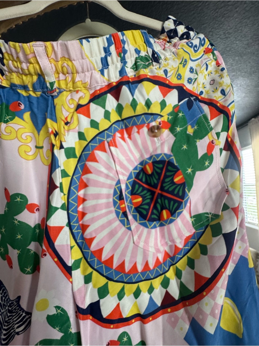 Maeve Multicolor Wide Leg Printed Pants - Picture 4 of 6